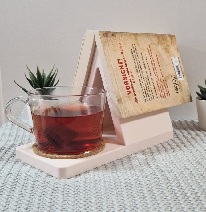 Držač Za Knjige - Kućica Sa Držačem Za Podmetač - Obeleživači i dodaci za knjige, slika 2